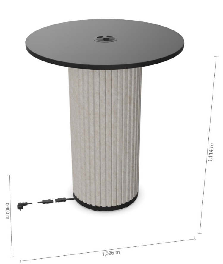Parthos hoher Besprechungstisch