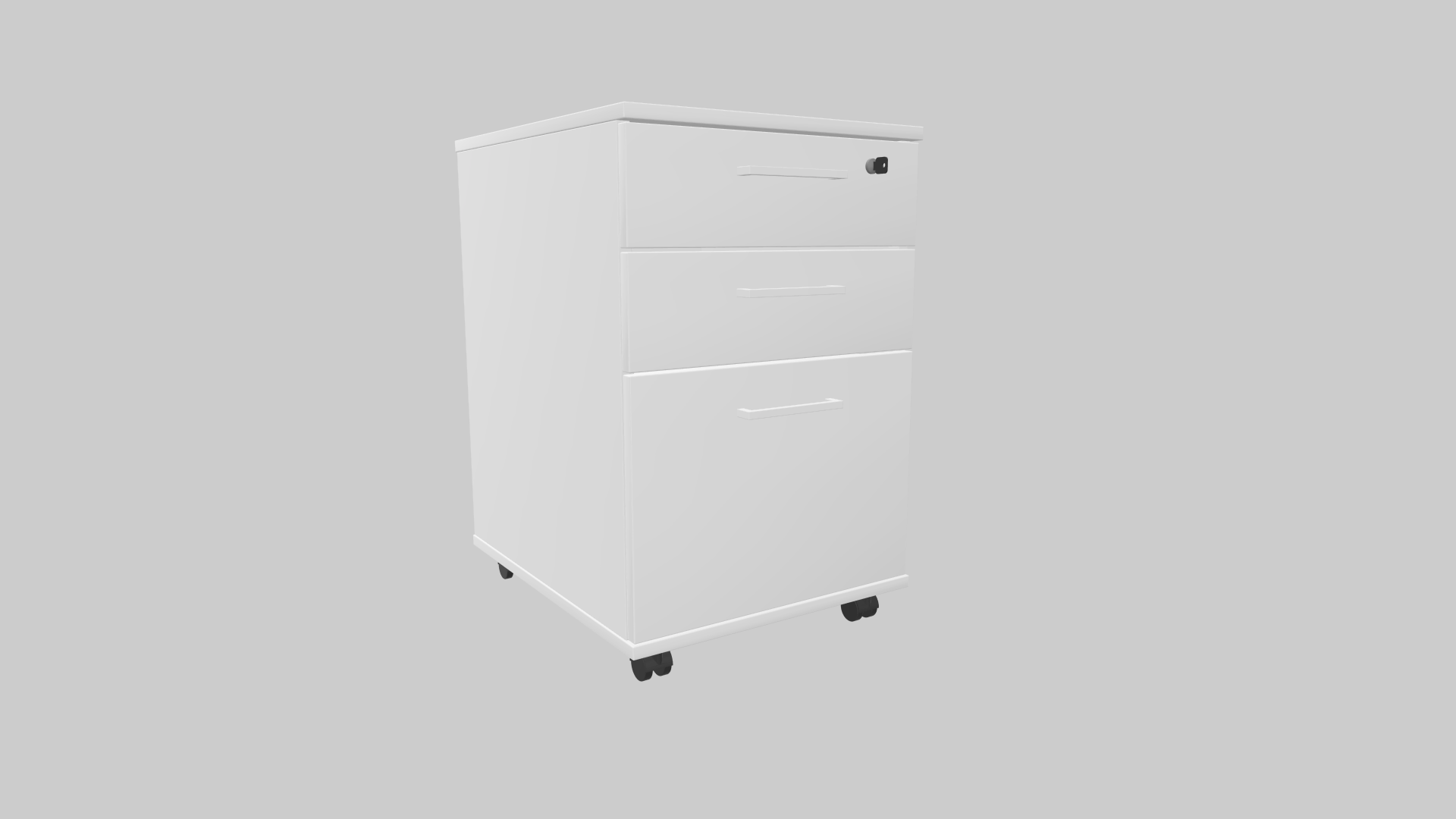 Optima Rollcontainer mit 3 Schubladen