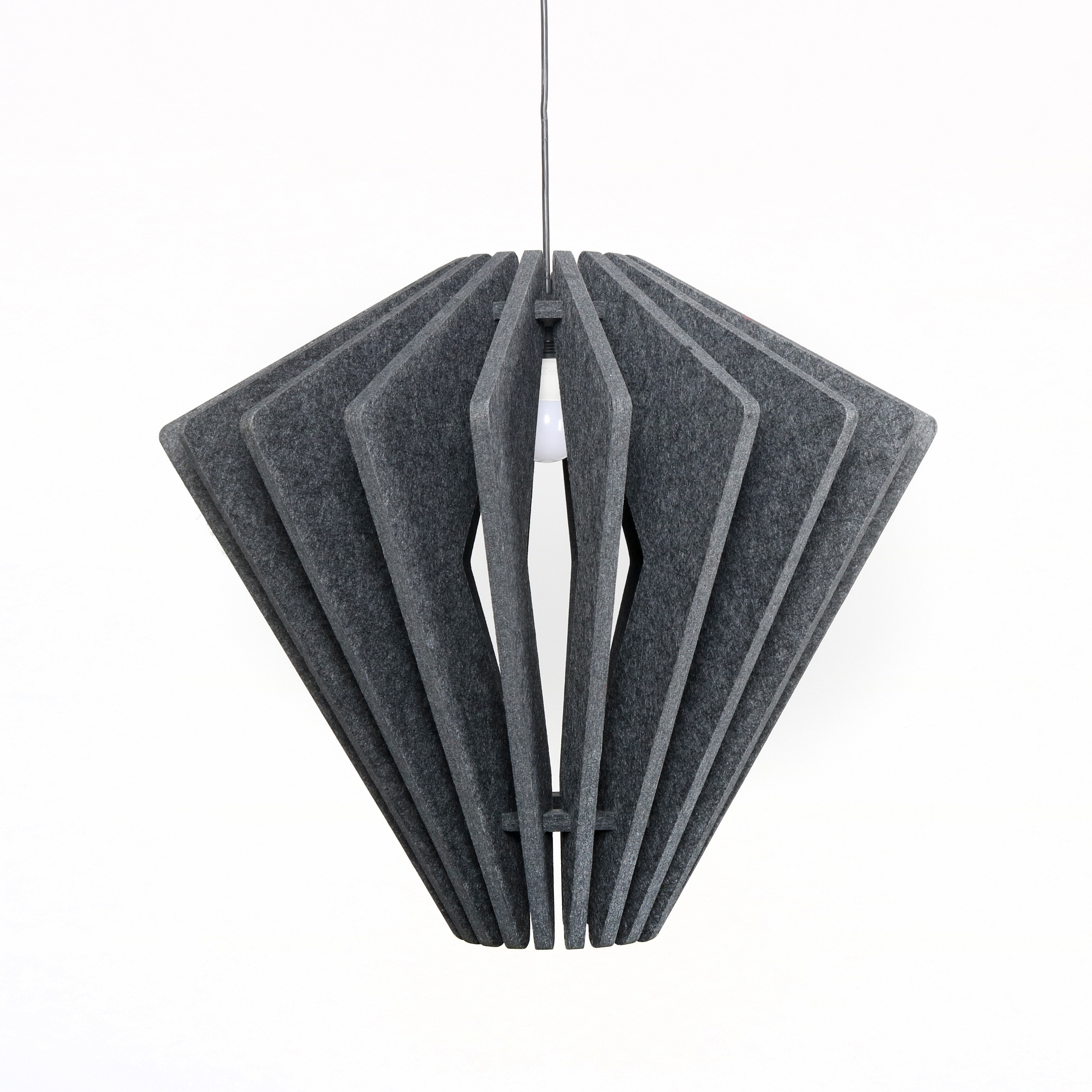 Lampe Raumakustik grau