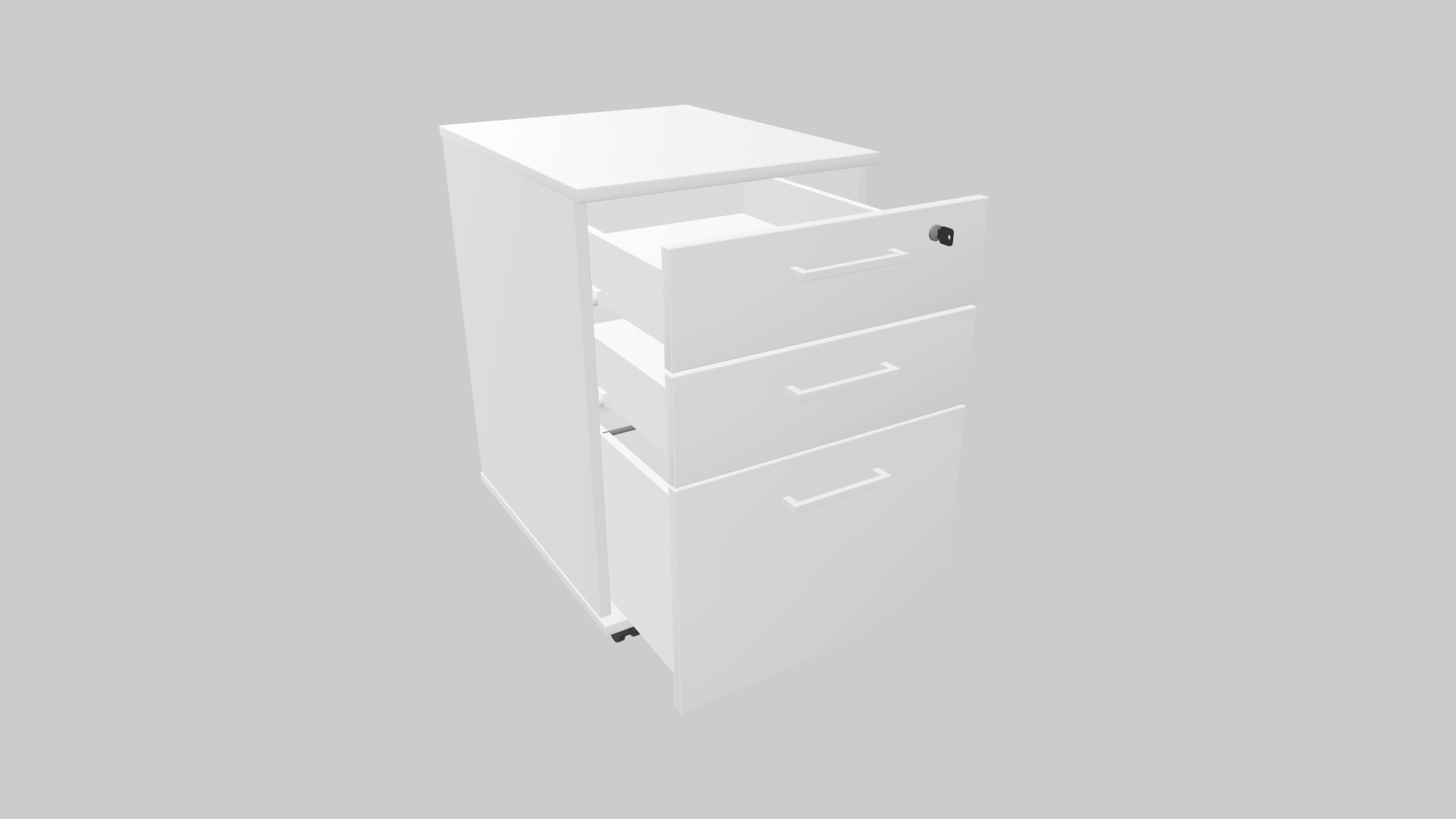 Optima Rollcontainer mit 3 Schubladen