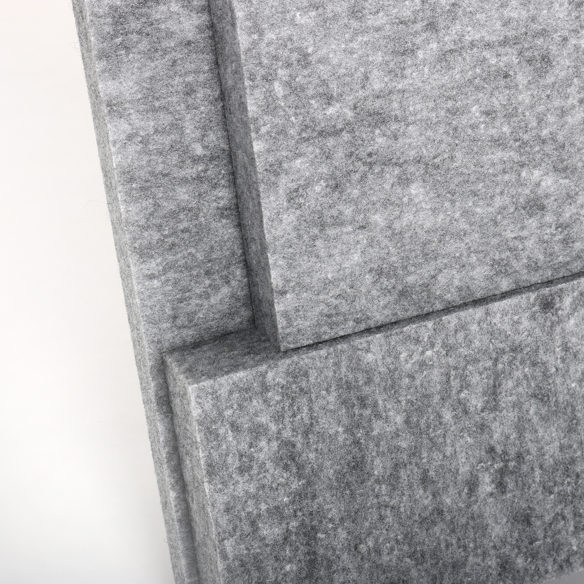 NIVA Wandpaneel mit 3D-Effekt grau